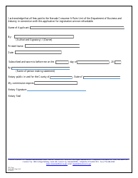 Application for Registration (Structured Settlement Purchase Company) - Nevada, Page 5