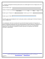 Structured Settlement Purchase Company Renewal Application for Registration - Nevada, Page 4