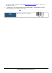 Form LA06 Part B Amalgamation of a Lease Application - Queensland, Australia, Page 2