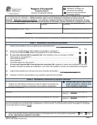 DSHS Form 14-144A Disability Report - Washington (French), Page 2