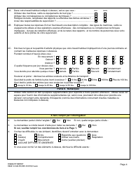 DSHS Form 14-144A Disability Report - Washington (French), Page 5