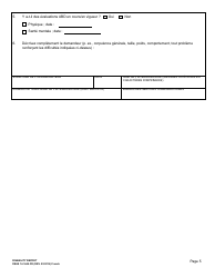 DSHS Form 14-144A Disability Report - Washington (French), Page 6