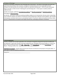 Notice of Intent (Noi) to Apply for Individual Stormwater Discharge Permit (Inds) - Vermont, Page 3