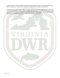 Application for Haul Seine Permit to Take Nongame Fish for Sale (18 - Hscu) - Virginia, Page 3
