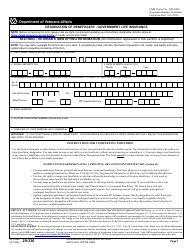 VA Form 29-336 Designation of Beneficiary - Government Life Insurance