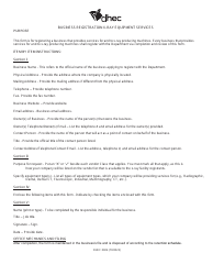 DHEC Form 0824 Business Registration X-Ray Equipment Services - South Carolina, Page 3