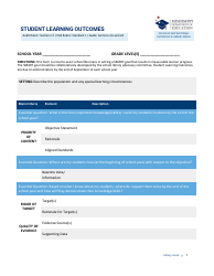 Student Learning Outcomes - Mississippi