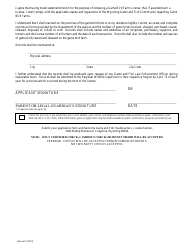 Game Bird Farm License Application for Renewal - Wyoming, Page 2