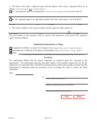 Form 811 Certificate of Reinstatement - Texas, Page 5