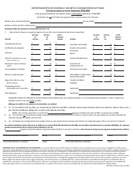 Document preview: Certificacion De Activos Inferiores $50,000 - Texas (Spanish)