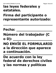 Formulario FAA-1847A-SXLP Solicitud De Reemplazo Por Robo De Beneficios Electronicos (Letra Extra Grande) - Arizona (Spanish), Page 16