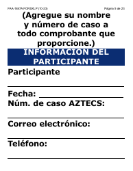 Formulario FAA-1847A-SXLP Solicitud De Reemplazo Por Robo De Beneficios Electronicos (Letra Extra Grande) - Arizona (Spanish), Page 5
