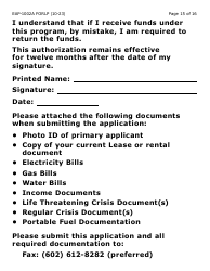 Form EAP-1002A-LP Liheap Application (Large Print) - Arizona, Page 15