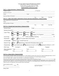 Sign Permit Application - Village of Westhampton Beach, New York, Page 2
