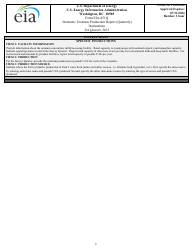 Instructions for Form EIA-851Q Domestic Uranium Production Report (Quarterly) - 3rd Quarter, Page 2