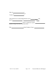 Form DC6:5.2 Financial Affidavit for Child Support - Nebraska (English/Vietnamese), Page 7