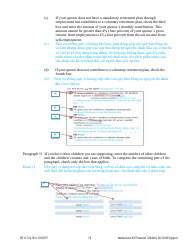 Instructions for Form DC6:5.2 Financial Affidavit for Child Support - Nebraska (English/Vietnamese), Page 10