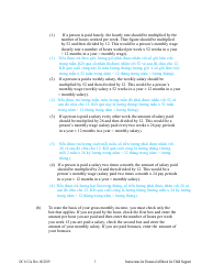 Instructions for Form DC6:5.2 Financial Affidavit for Child Support - Nebraska (English/Vietnamese), Page 3