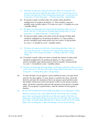 Instructions for Form DC6:5.2 Financial Affidavit for Child Support - Nebraska (English/Vietnamese), Page 5