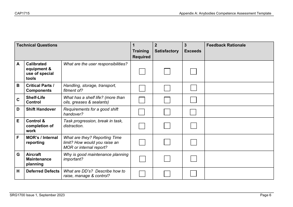 Form CAP1715 (SRG1700) Appendix A - Fill Out, Sign Online and Download ...