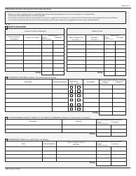 Forme IMM0008 Agenda 4A Immigration Economique - Candidats DES Provinces - Gens D&#039;affaires - Canada (French), Page 2