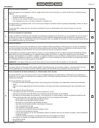 Forme IMM0116 Liste De Controle DES Documents - Programme Pilote Sur L&#039;agroalimentaire - Canada (French), Page 3