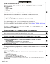 Forme IMM0155 Liste De Controle DES Documents: Programme D&#039;immigration Du Canada Atlantique - Canada (French), Page 2