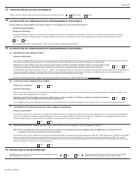 Forme CIT0534 Demande De Reintegration Dans La Citoyennete - Forces Armees Canadiennes - En Vertu Du Paragraphe 11(1) - Canada (French), Page 6