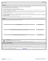 Forme IMM1344 Demande De Parrainage, Entente De Parrainage Et Engagement - Canada (French), Page 7