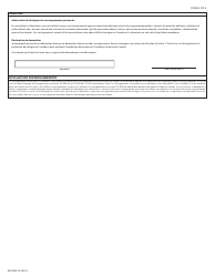 Forme IMM5669 Agenda A Antecedents/Declaration De Parrainage - Canada (French), Page 6
