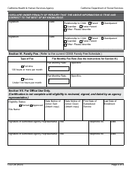 Form CCD26 Confidential Application for Child Development Services and Certification of Eligibility - California, Page 4