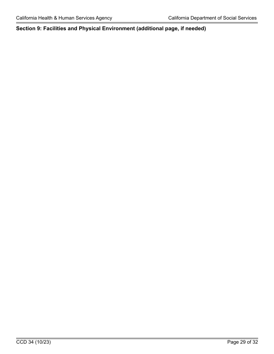 Form CCD34 General Child Care and Development Program Expansion Funds Request for Applications - California, Page 29