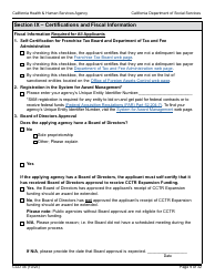 Form CCD34 General Child Care and Development Program Expansion Funds Request for Applications - California, Page 9