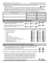 Form CF485 CalFresh Elderly Simplified Application - California, Page 4