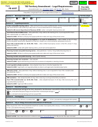 Document preview: Form PE-605T Tid Territory Amendment - Legal Requirements - Wisconsin