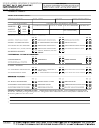 Document preview: Form DOT RW10-40 Decent, Safe, and Sanitary Inspection Report - California