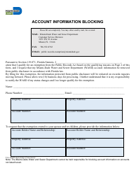 Account Information Blocking - Miami-Dade County, Florida