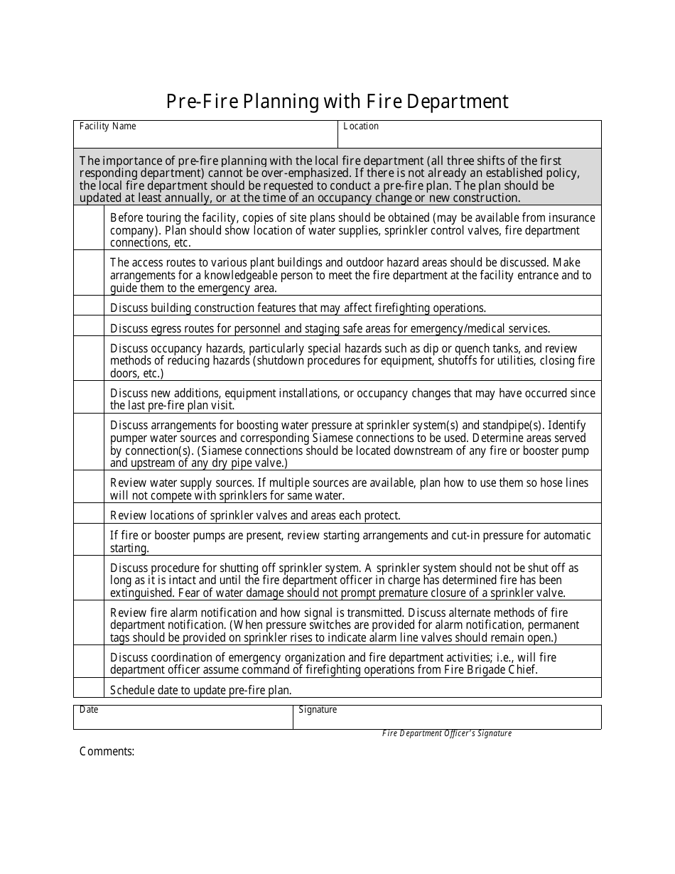 Pre-fire Emergency Planning - Safety Management Program - Minnesota, Page 3