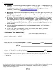 Form WCB-220 General Release of Medical/Health Care Information - Maine, Page 2