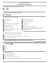 FSIS Form 1360-18 FSIS Pep/Peis Survey Request Form, Page 2