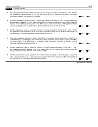 IRS Form 990 Schedule F Statement of Activities Outside the United States, Page 4