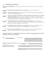 Application for Approval to Add a New Field, Program, or Course in a Private Business and Trade School Under 14 Del.c. Ch. 85 - Delaware, Page 2