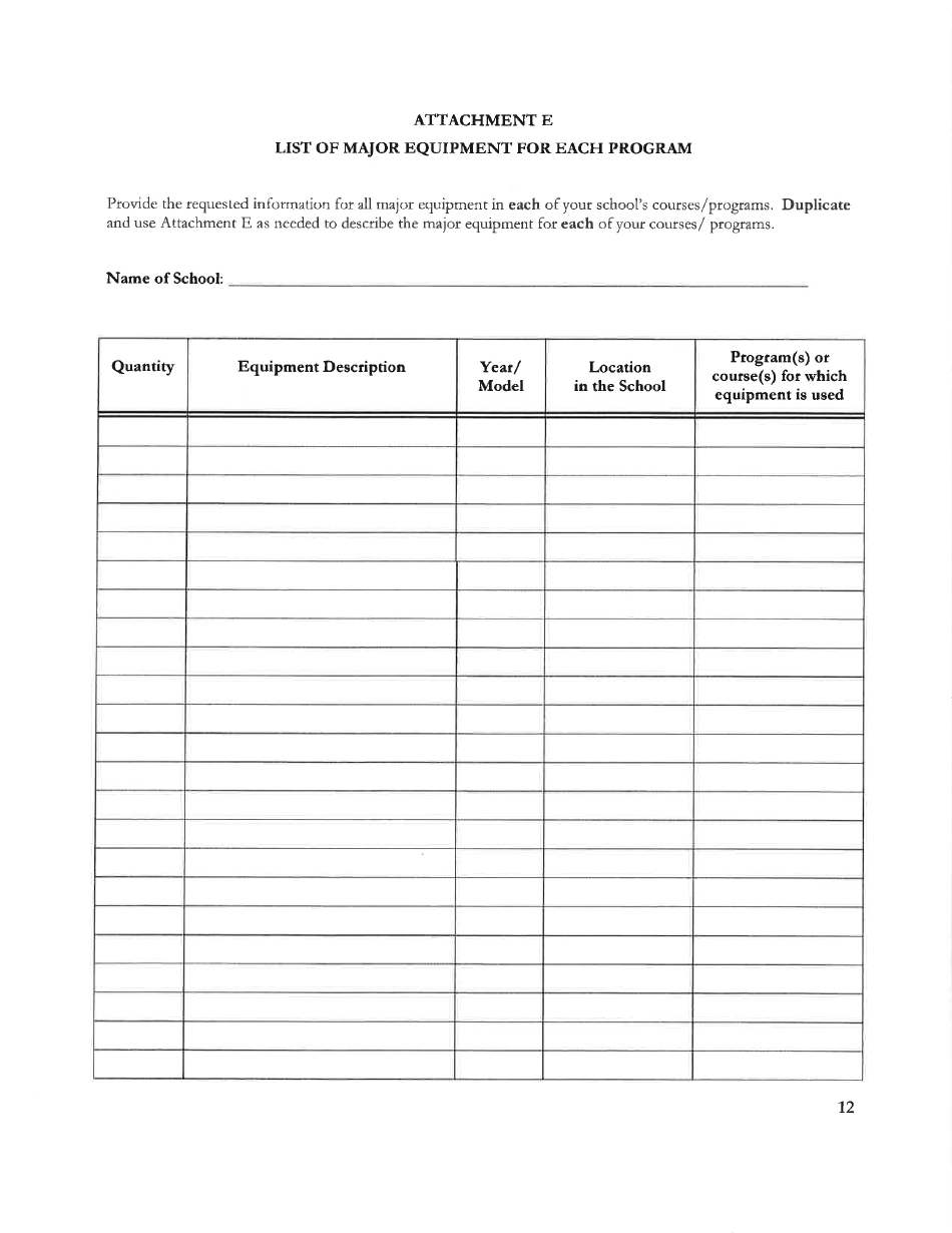 Delaware Certificate of Approval to Operate a Private Business and Trade School Under 14 Delc. Chapter 85 - Delaware, Page 12