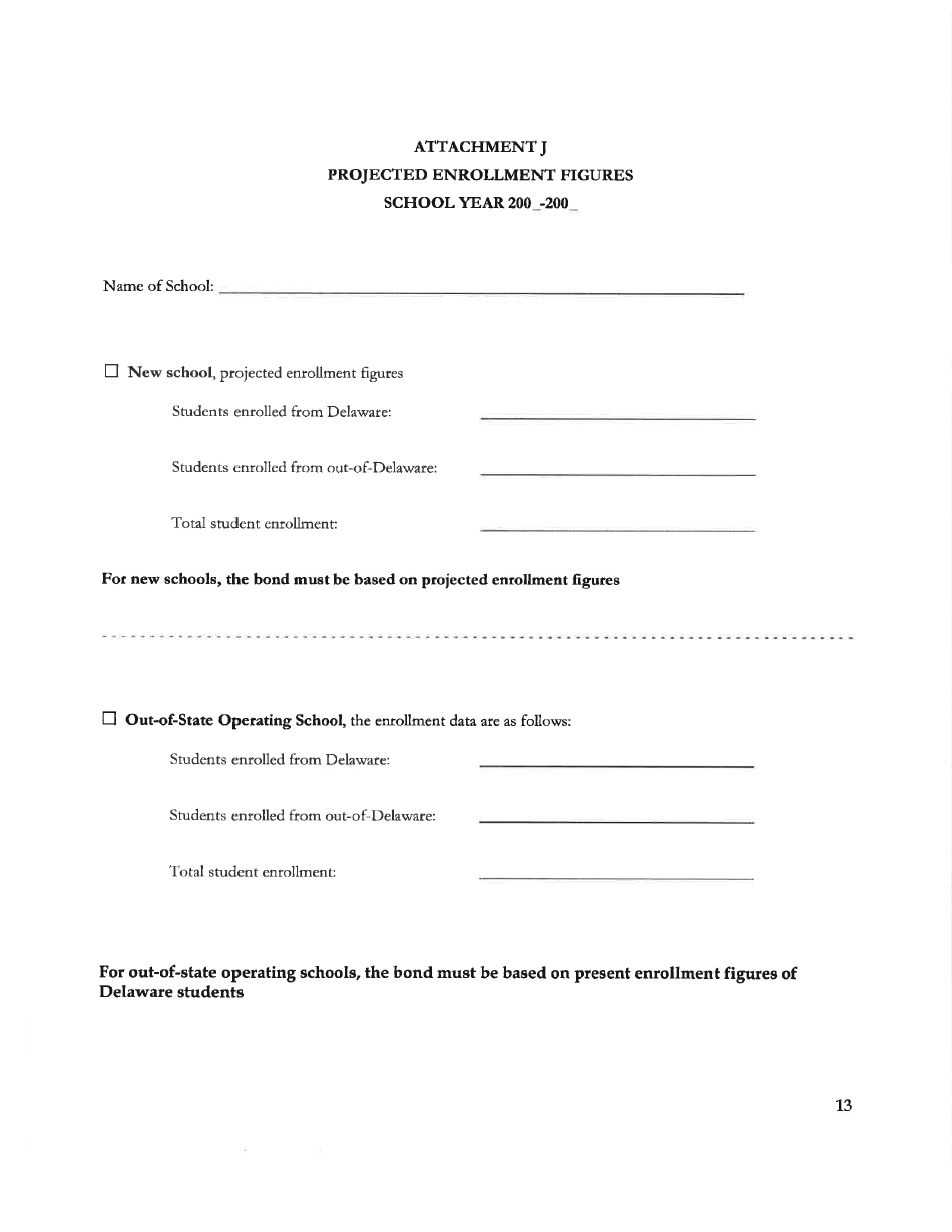 Delaware Certificate of Approval to Operate a Private Business and Trade School Under 14 Delc. Chapter 85 - Delaware, Page 13