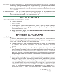 Form RA-308P Preliminary Detailed Reappraisal Compliance Plan - Vermont, Page 5