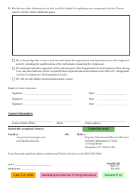 Form RA-308 Detailed Reappraisal Compliance Plan - Vermont, Page 7
