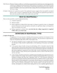 Form RA-308 Detailed Reappraisal Compliance Plan - Vermont, Page 9