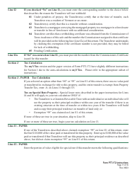 Instructions for Form PTT-172 Vermont Property Transfer Tax Return - Vermont, Page 11