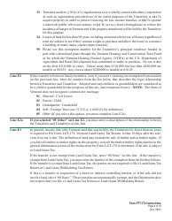 Instructions for Form PTT-172 Vermont Property Transfer Tax Return - Vermont, Page 6
