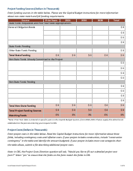 Capital Budget Project Information for Local Government Capital Requests - Minnesota, Page 5